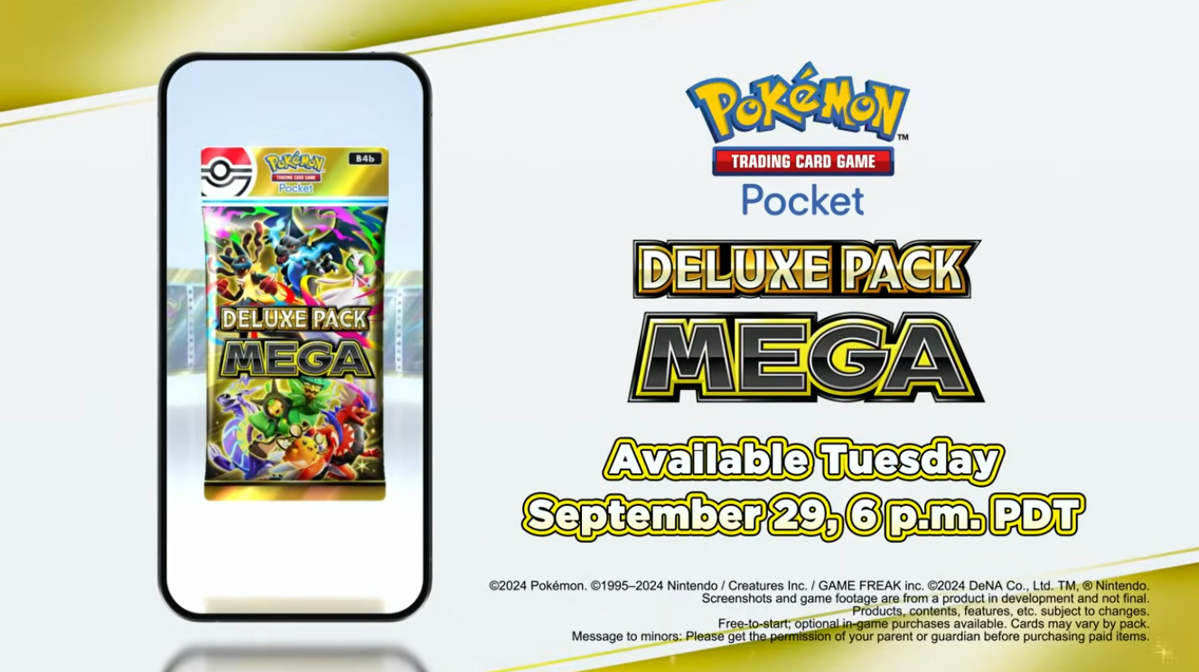 Pokémon TCG Pocket Deluxe Pack: Mega Officially Revealed – Release Date & First Details