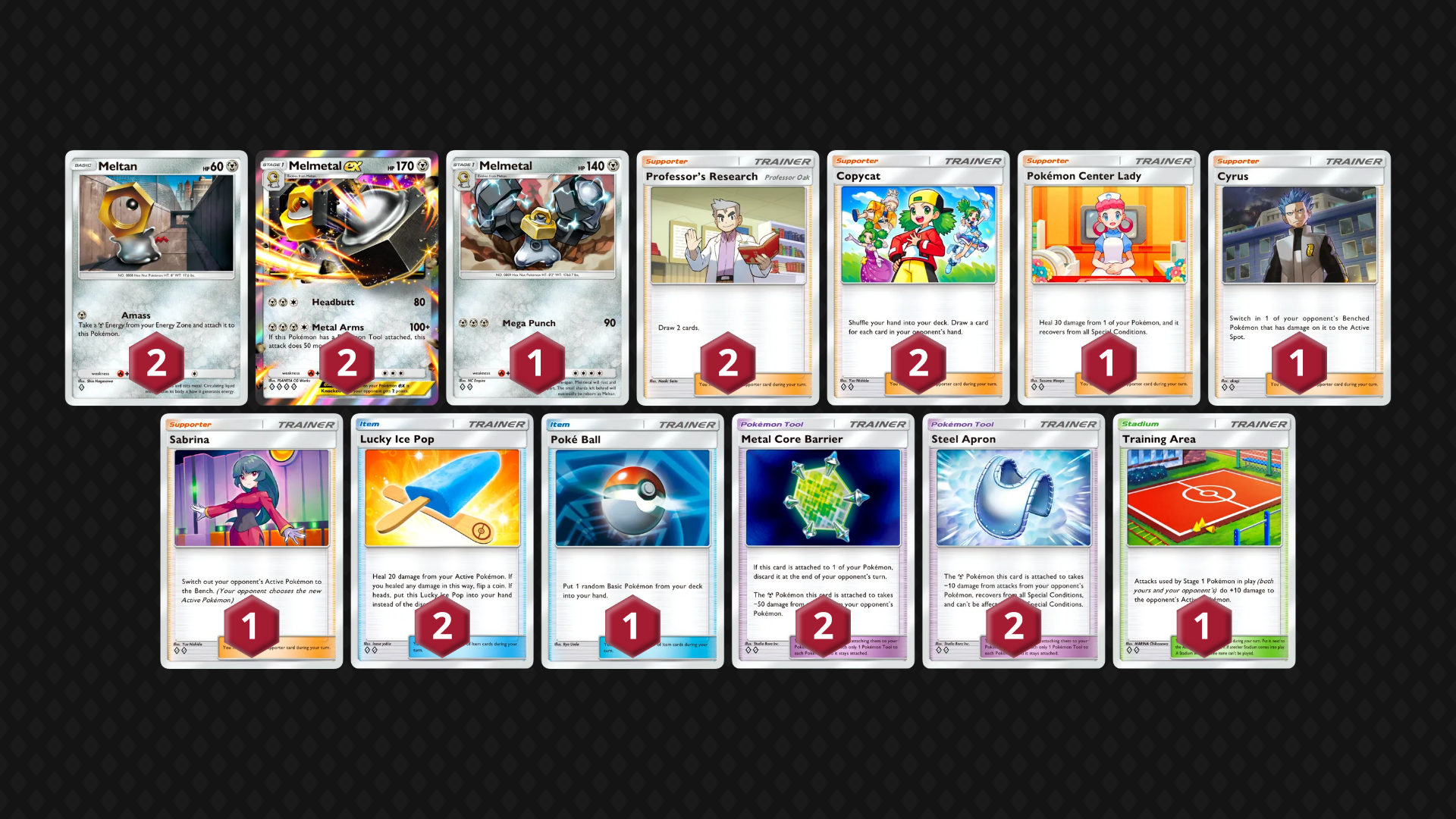 Melmetal EX & Melmetal full decklist