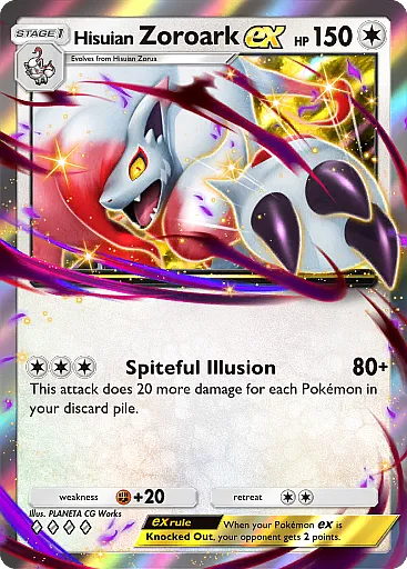 Butterfree Hisuian Zoroark ex