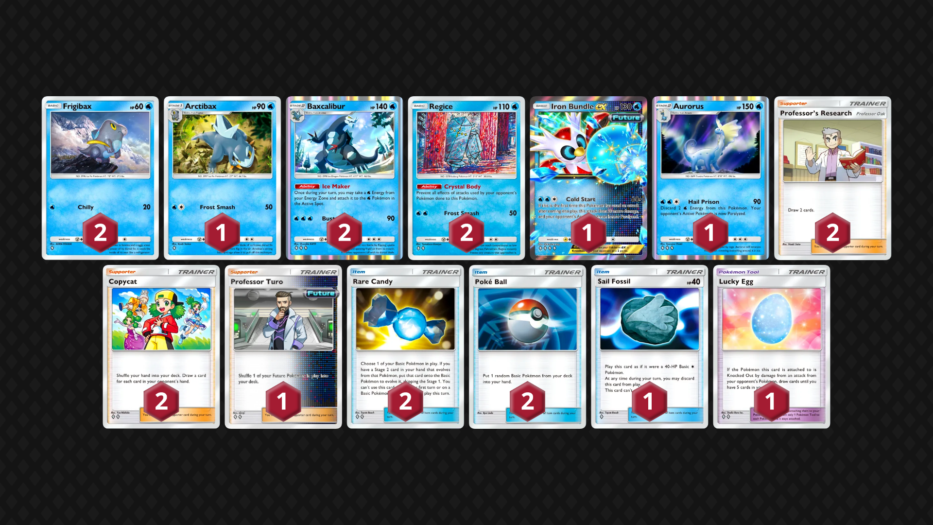 Baxcalibur & Iron Bundle EX full decklist