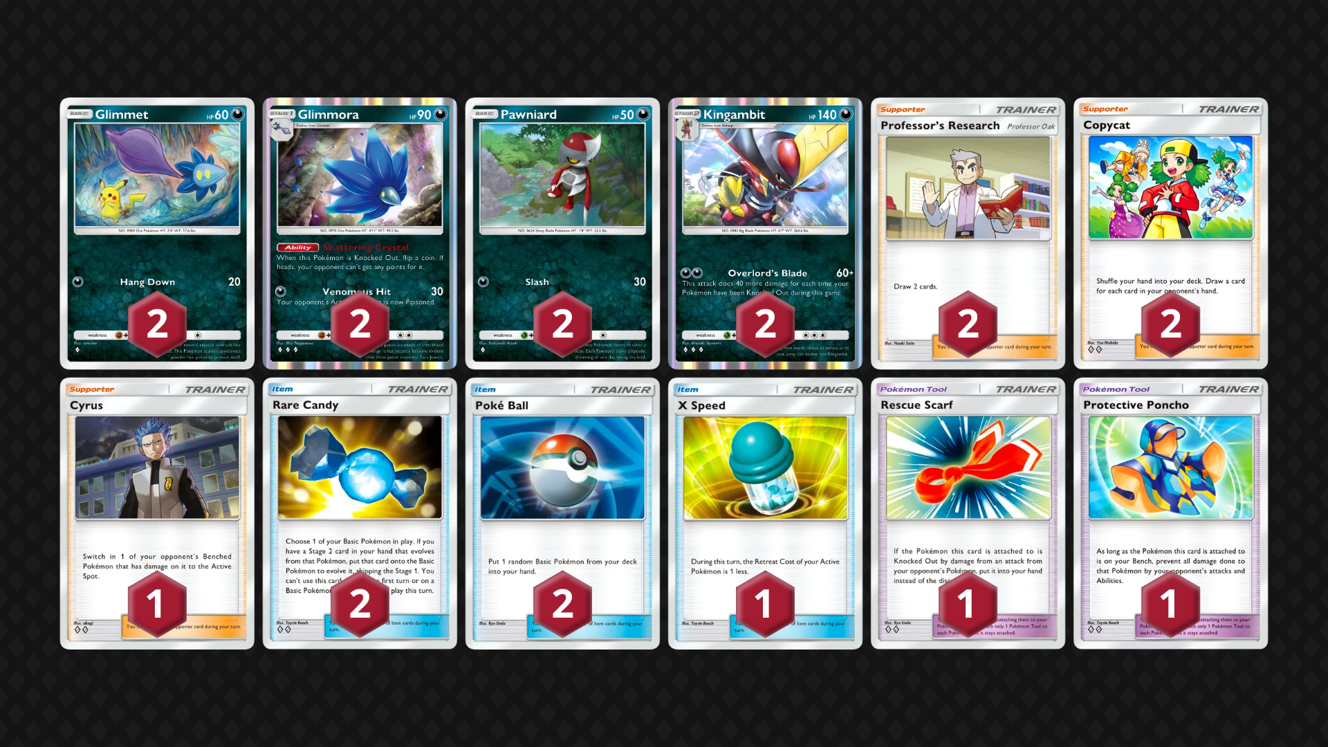 Glimmora Kingambit full decklist