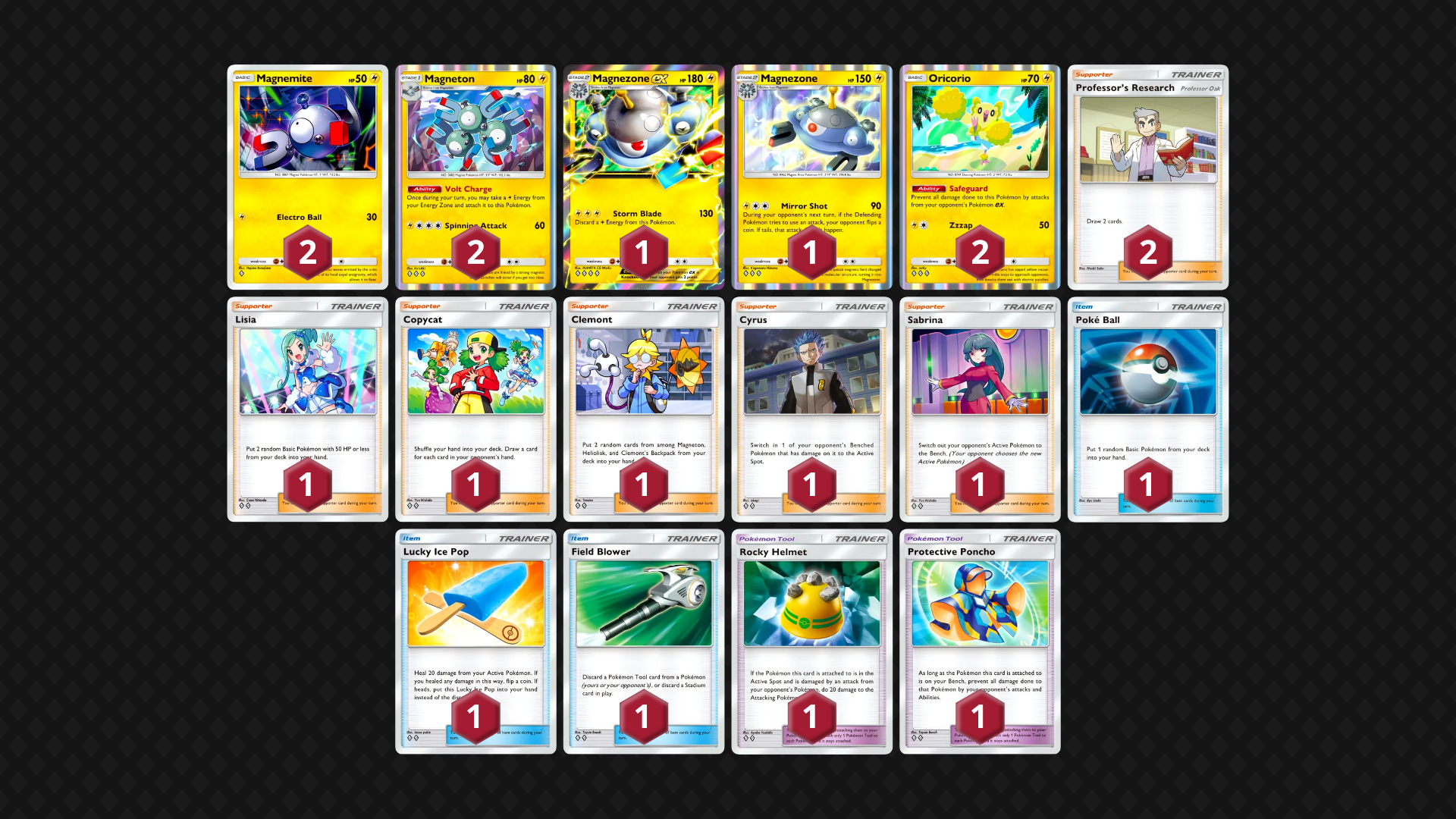 Magnezone EX & Magnezone full decklist