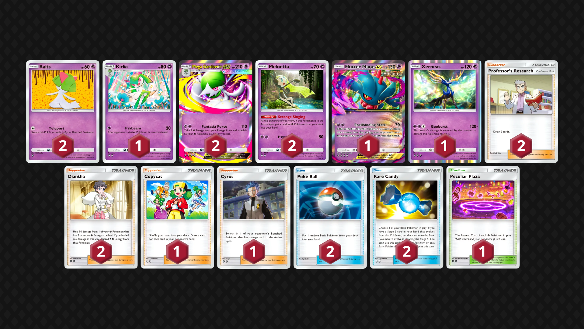 Mega Gardevoir EX Meloetta full decklist