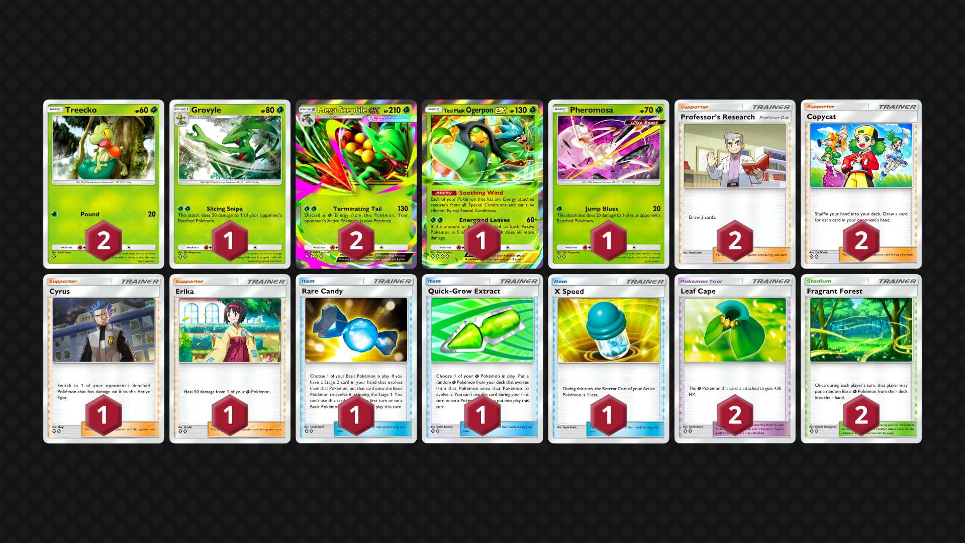 Mega Sceptile EX full decklist