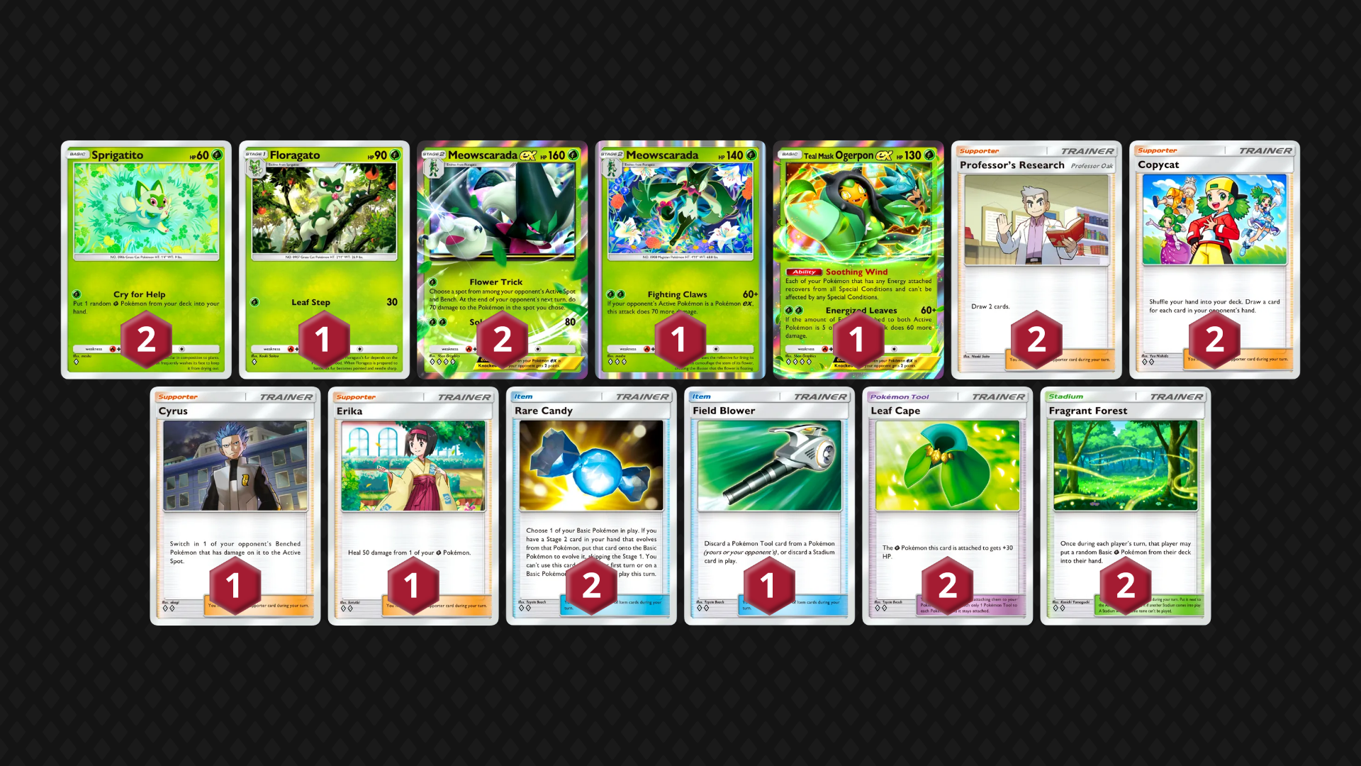 Meowscarada EX full decklist