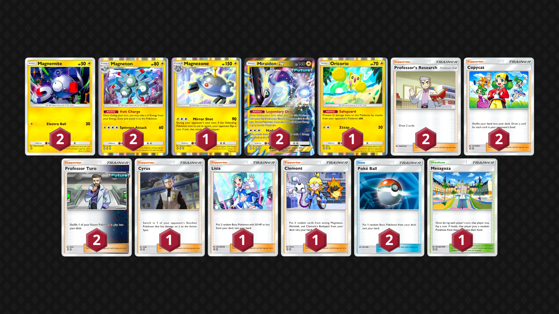 Miraidon EX Magnezone full decklist