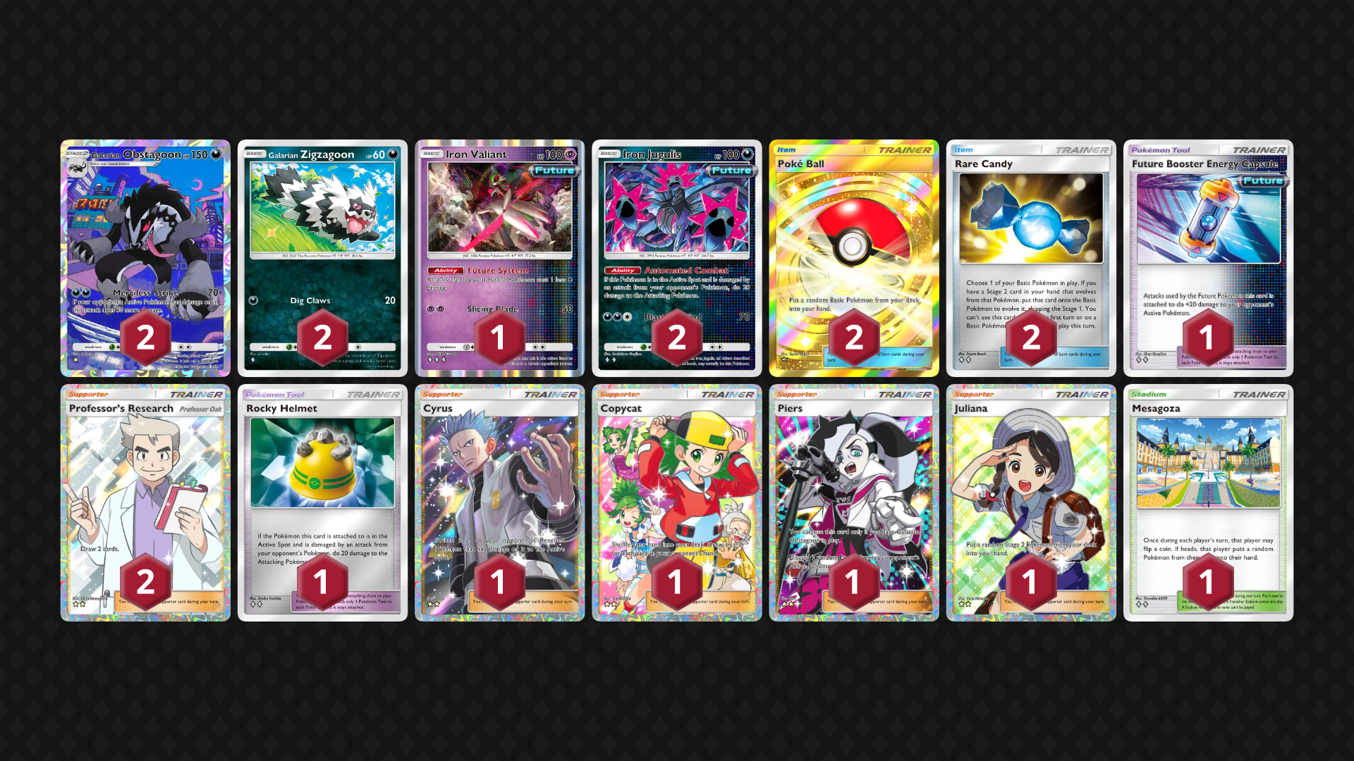 Galarian Obstagoon full decklist